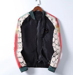Newgg Spring Designer Jacket Men manga larga chaqueta de marca chaqueta de viento chaquetas de lujo negros para hombre abrigo
