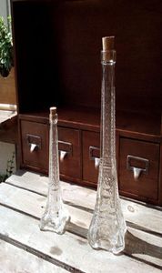 Newglass Flower Pot Vase Zakka Paris Eiffel Tower Wish Bottle Bloem Huis Wedding Decoratie PO Props Decoratieve vazen9554498