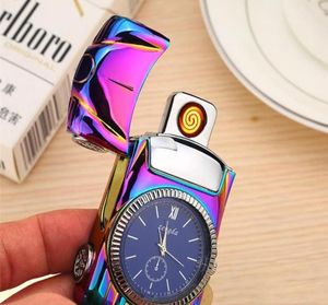 NOUVEAU ÉLECTRIGRALLE ÉLECTRICHILE ÉLECTRIBULITÉ USB TYPE Cigarette Cigarette Cigarette de briquet Rechargeable Met Met Watch Sports Car Novetly6027971