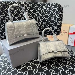 Nieuw Aangekomen Avondtassen Designer Zilveren Tas Alligator Leer Cross Body Mode Schouder Portefeuilles Luxe Temperament Handtassen Tote Klassieke Vrouwelijke Portemonnee 230627