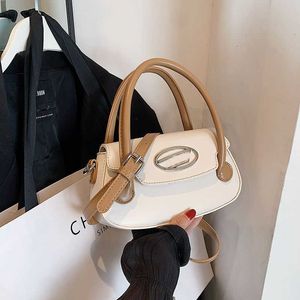 Sac à main nouvellement arrivé pour enfants, sac de styliste Di, sac à bandoulière bicolore, sacs à main de mode, fourre-tout de luxe en cuir classique pour filles, sac pour téléphone portable 230830