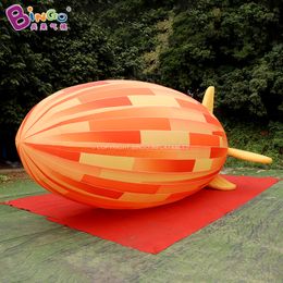 Newly Design Giant Advertising Inflatable Airship Aircraft Models Inflation Hot Air Balloons For Event Decoration With Air Blower Toys Sports