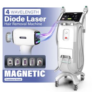 Nueva máquina de depilación Láser de 4 longitudes de onda Diodo láser permanente Reducción de vello sin dolor Equipo de belleza Perfectlaser profesional