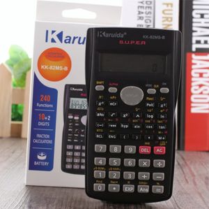 Newly Handheld Student Scientific Calculator 2 Line Display 82MS Portable Multifunctional Calculator for Mathematics Teaching
