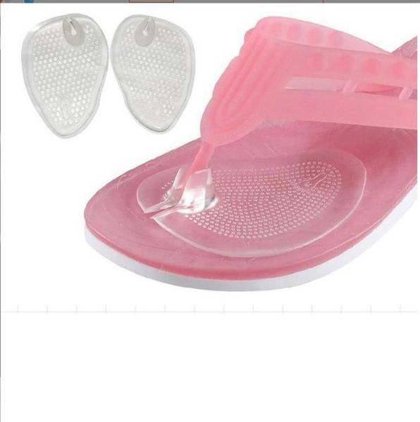Almohadillas antideslizantes de silicona transparente para zapatos, herramienta para el cuidado de los pies, chanclas, sandalias, almohadilla de tacón alto, novedad de verano