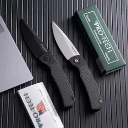 Protech Protech TR-2 Couteau pliant automatique 3,93 "154cm lame ordinaire DLC, 6061-T6 Handles Pocket Knives Rescue Utility EDC Tools