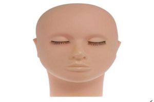 NEWMannequin tête plate Silicone pratique Extensions de faux cils modèle de maquillage outil de formation de Massage 6672795