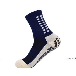 NewMen's Anti Slip Football Chaussettes Athlétiques Longues Chaussettes Absorbantes Sports Grip Chaussettes Pour Basketball Football Volleyball Courir EWD5684