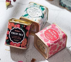 Nieuwe Draagbare Vintage Thee Blikken Deksels Container Giften Wrap Dozen voor Bruiloft Verjaardag Company Gift Pakket Seaway RRA11102