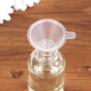 Newmini plastic kleine trechters parfum vloeibare essentiële olie vullen transparante trechter keuken bar dining tool EW6029