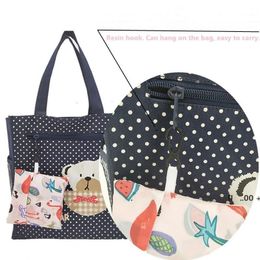 NewMulti función Shopping Tote Bags Strawberry Foldable Organizer Beautiful Reutilizable Fruit Vegetable Bag 18 estilos EWA4694