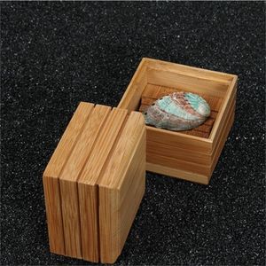 NEWNatural boîte à savon en bois lavabo séchage porte-savons carrés pour bain douche plaque salle de bain RRA10424