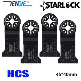 NEWOne compatible pour Starlock HCS45 * 40 mm lames de scie électrique outils oscillants pour la coupe en bois / plastique HCS 45 mm lames Starlock