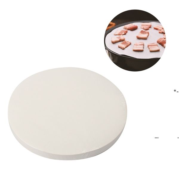 Papier parchemin NewRound 8 pouces Cercles de cuisson antiadhésifs Doublures pour casseroles à gâteaux Friteuse à air BBQ Outil de four EWA5713