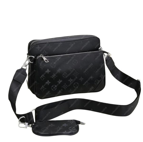 Noticias Bolsos de moda para hombre Crossbody Hombro Luxurys Bolsos de diseñador para mujer Bolso de mujer de plata Bolso de cuero genuino Funda con tapa diagonal Bolso de mensajero Monedero