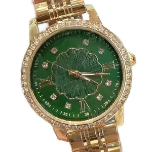 Nieuws horloges hoge kwaliteit dames lichtgevende bezel datum lederen horloge perfecte modieuze orologio di lusso vouwgesp diamanten horloge 32 mm sb069 C4