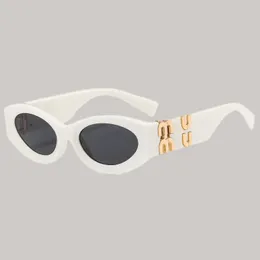 Nieuws designer zonnebrillen voor dames mui mui meerdere stijlen klassieke vergulde gouden letters brillen optische nobele lentes de sol mujer gemengde kleur bril volledig frame hj085 C4