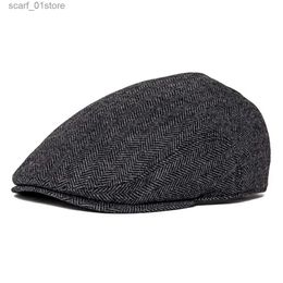 HATOS DE NEWSBOY BOTVELA Mens IC Tweed C Wool Blended News Boys Ivy Hat UK C Otoño Invierno Hatc24319