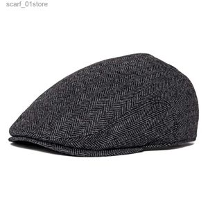 Krantenjongen Botvela Mens IC Tweed C Wol Blended Nieuws jongens Ivy hoed uk c herfst winter twill hatc24319