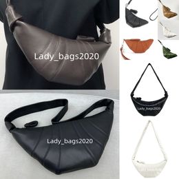 Lemaire Croissant Bag Lema Moned Monedero Collar Collar Mini Diseñador Luxury Oblique Dumpling Pequeño de cuero suave y suave de cuero en axilería