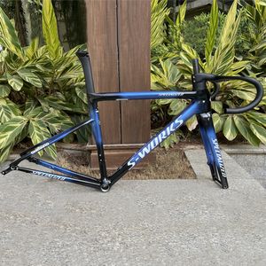 Newset Road Fiber Bi Frames Chameleon SL8 SL7 Pintura personalizada Disc Bras UD Glossymatt Carbon Bicycle Framset T1000 Ciclismo súper ligero