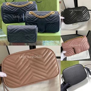 Klassieke liefde hart V-golfpatroon tassen Designer Soho-tassen Kwast Camera Handtas Schoudertas Keten Dameshandtassen Crossbody Portemonnee Messenger Cross body Bag