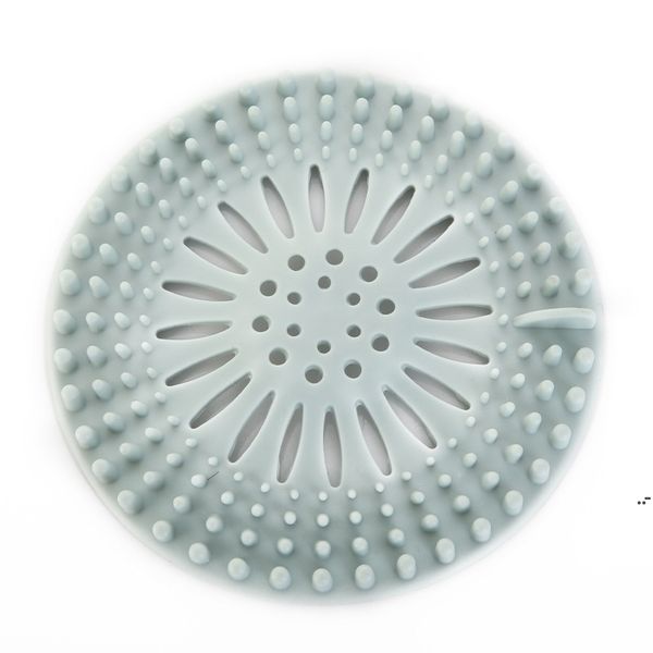 NOUVEAUTÉCrèches en silicone pour attrape-cheveux Dorable Hairs Stopper Shower Drain Covers Filtre Facile à installer et à nettoyer Costume EWB7222