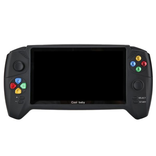 Nouvelle haute qualité RS-08 Grand écran 7 pouces Double Rocker HD Console de jeu portable Console de jeu rétro nostalgique Free DHL