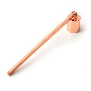 Nueva herramienta de corte de mecha para apagar llama de vela de acero inoxidable, multicolor, apagado de fuego en campana, fácil de usar EWE7270