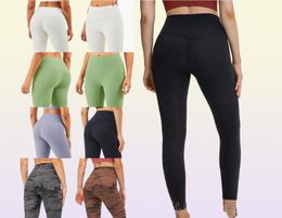 NEWSTYLE BLANC NOIR BLAQUE FEMMES DES FEMMES BLANCHES PANTAL DE YOGA 32 Align High Taist Sports Raising Hips Gym Wear Legging Elastic Fitness Colls Workout 80QB # 3017479