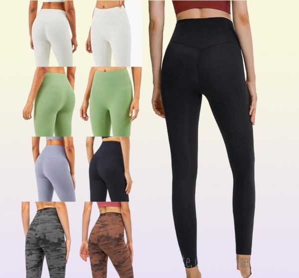 Newstyle Blanc Noir Femmes Leggings Pantalon De Costume De Yoga 32 Aligner Taille Haute Sport Élever Les Hanches Gym Porter Legging Élastique Fitness Collants Entraînement 80Qb # 1181941