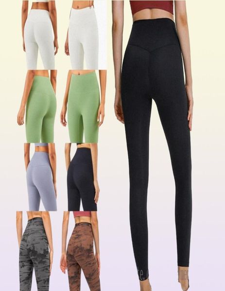 Newstyle Blanc Noir Femmes Leggings Yoga Costume Pantalon 32 Aligner Taille Haute Sports Élever Les Hanches Gym Porter Legging Élastique Fitness Collants Entraînement 80Qb # 3962034