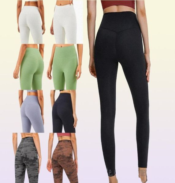 Newstyle Blanc Noir Femmes Leggings Yoga Costume Pantalon 32 Aligner Taille Haute Sports Élever Les Hanches Gym Porter Legging Élastique Fitness Collants Entraînement 80Qb # 7457702