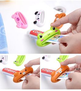 Newtoothpaste Squeezers Bath Accessoire Cartoon Tandpastes Cleanser Squeezer Dispenser Rolling Houder Badkamer Accessoires EWB7061