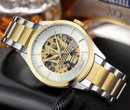 Newtop mécanique mécanique Automatique montre la montre-bracelet automatique mécanique sport mens watch men039s montres6011991