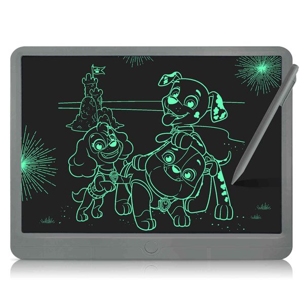 NEWYES, tableta de escritura LCD de 15 pulgadas, pantalla de dibujo inteligente Digital electrónica, tablero de mensajes con bolígrafos, almohadillas de arte para niños