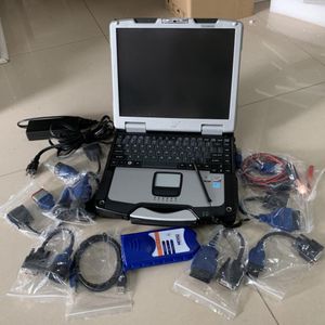 USB Link Truck Diagnostic Scanner 125032 Heavy Duty Tool met laptop CF30 Touch Full Cables Computer 4G