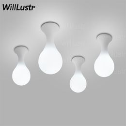 Siguiente lámpara de techo de caída Constantin Wortmann Design Collection Home Shade Lighting Lighting Líquido Drop Bolle Stalactite Foyer 205J