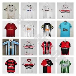 Neymar JR Retro 95 96 flamengo voetbalshirts 03 04 Santos Romario 2013 Sao Paulo classic Gremio Fortaleza Palmeiras Fluminense Corinthia vintage voetbalshirts LI