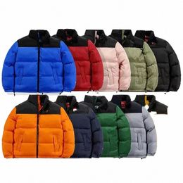 nf puffer heren donsjack jassen Tops Uitloper borduurwerk Opstaande kraag Losse dikke rits Mode winterjassen bovenkleding GERECYCLED ZWARTE TIJM r M2XW#