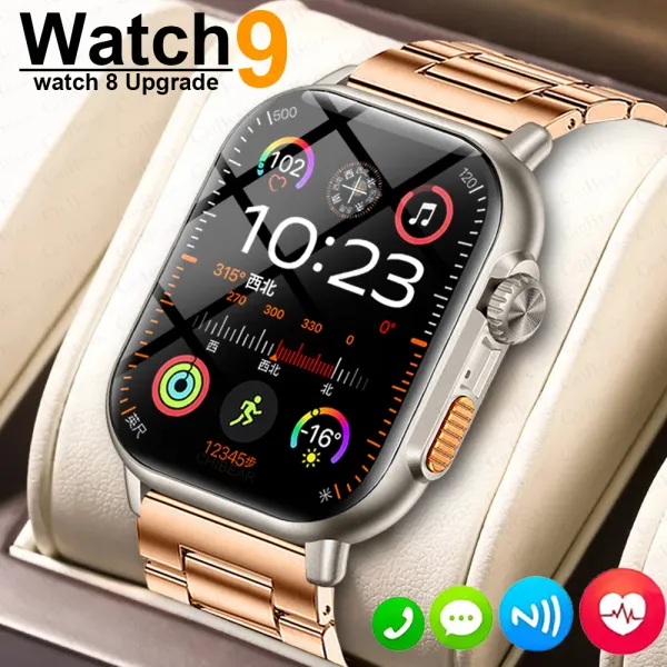 TK23 Pro NFC GPS CHATGPT Smart Watch 9 Max Bluetooth Call Sport Fitness Tracker personalizado IP68 Waterproof Smartwatch Men Women 2024new