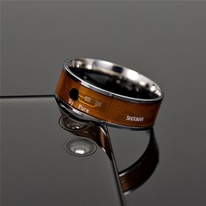 NFC Ring Band Roestvrij staal NFC Smart Rings Wear Rings for Men Women