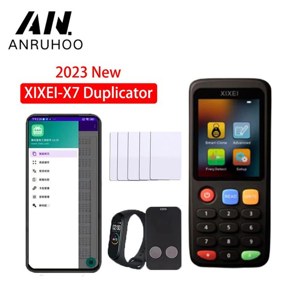 Nfc Smart Chip Reader X7 Android RFID Id Ic Tarjeta Copiadora Ntag215 1356mhz Etiqueta Copia 125khz Insignia Token Clon Duplicador 240227