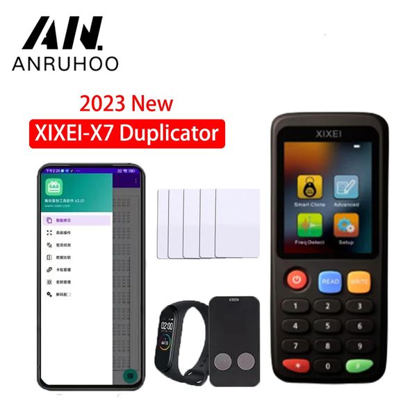 NFC Smart Chip Reader X7 Android RFID ID IC Carte Copier NTAG215 13.56 MHz Copie de badge 125 kHz Duplicator de clone token 240423