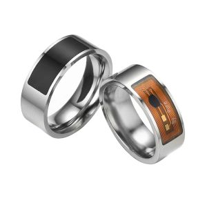 NFC Smart Steel Smart Magic Finger NFC Ring Tarjeta IC ID para teléfono móvil con Smart Ring resistente al agua ZZ