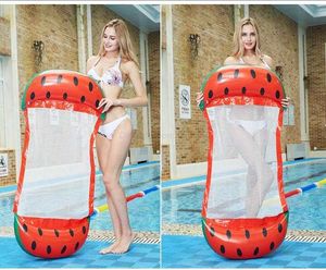 Cama de agua flotante inflable con malla, colchón flotante de tubos dobles plegable, cojín de respaldo, silla, anillo de natación, tumbona flotante para piscina