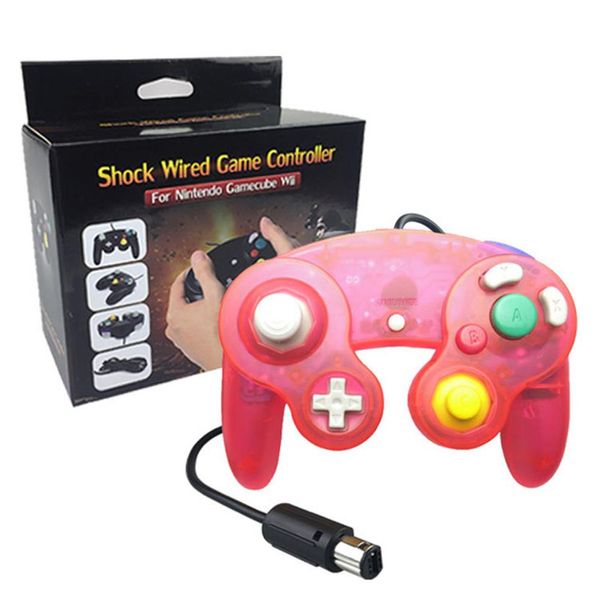 NGC Wired Gaming Game Controller Gamepad para NGC Console Gamecube Wii U Cable de extensión Turbo Dualshock1736