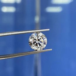 Certificat NGIC Pierre précieuse synthétique en vrac cultivée en laboratoire, idéale de bonne qualité, excellente coupe D VS1 0 52 carats CVD HPHT diamant pour bague B12243w