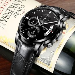 NIBOSI Neue Uhr Männer Militär Sport Quarzuhr Herrenuhren Top-marke Luxus Wasserdichte Armbanduhr Relogio Masculino266T