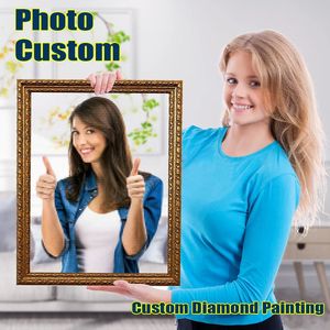 NICAI PO PEINTURE DIAMOND CUSTOW 5D DIY RHINESTON Pictures complètes carrées Round Diamond Brodery Vente Home Decor Gift 240408
